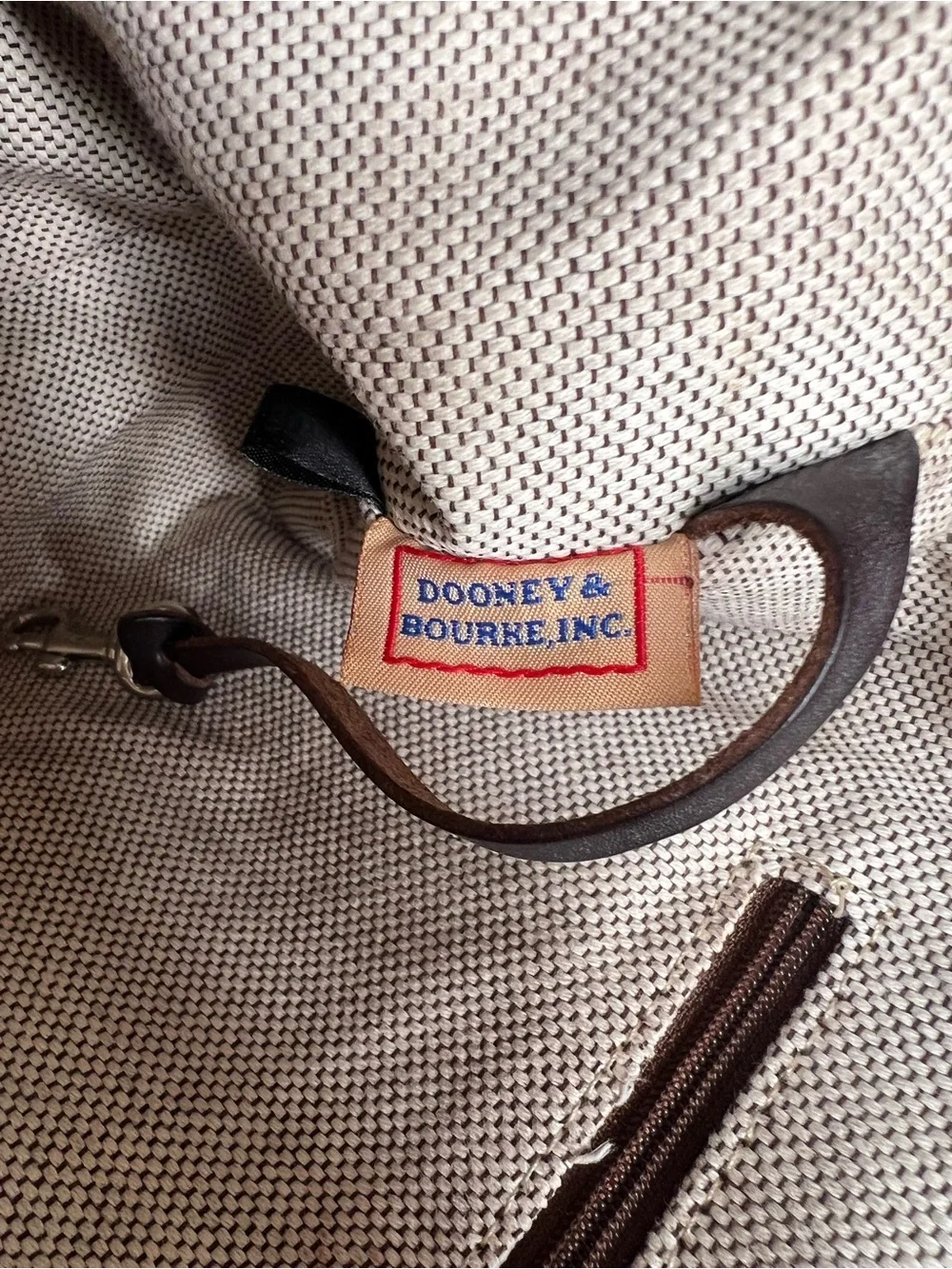 Dooney & Bourke Florentine Leather Front Pocket Satchel – T’Moro Brown – Medium